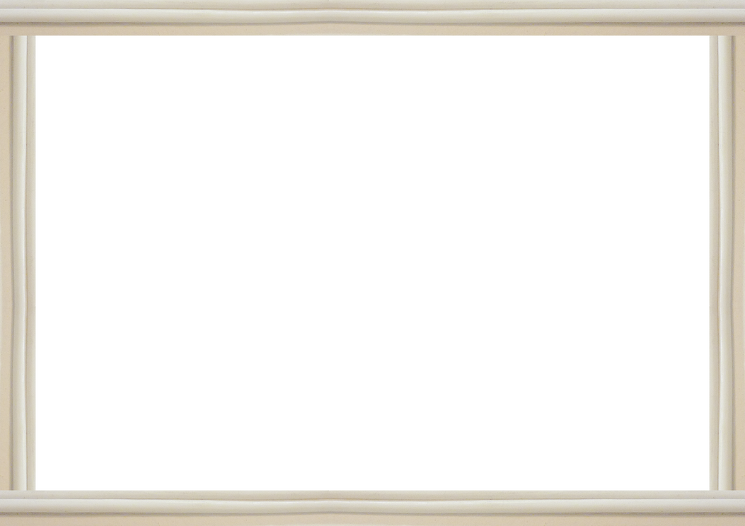 Landscape White Frame with Cable Borders